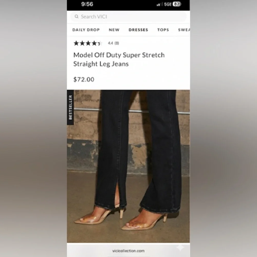 VICI Model Off Duty Mid-Rise Bootcut Jeans Multiple Sizes 29 30 31 32 - Picture 7 of 7